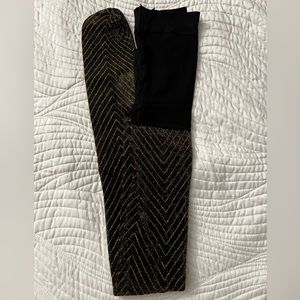 Urban Outfitters Gold metallic tights